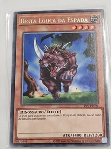 Mad Sword Beast●YUGIOH●PSV-25TH●2023●PORTUGUESE●RARE●NM●DR299 - Picture 1 of 2
