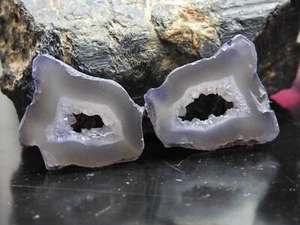 Solar Quartz Rough Matched Pair Polished For Making Jewelry One Of A Kind - Picture 1 of 8