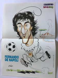 (An6) FERNANDO DE NAPOLI poster manifesto allegato Skorpio (1987) - Imagen 1 de 1