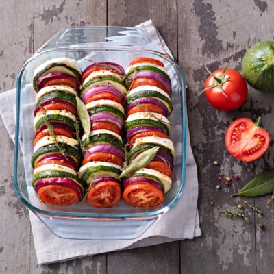 TEGLIA RUOTO Quadrato Pyrex cm 29x23x7 Vetro Borosilicato Forno Fuoco Cucina - Immagine 1 di 4