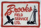 Vintage Brooks Field Service Ltd Patch 3.25X2 Nos Oil Drilling Rigs Pheasant