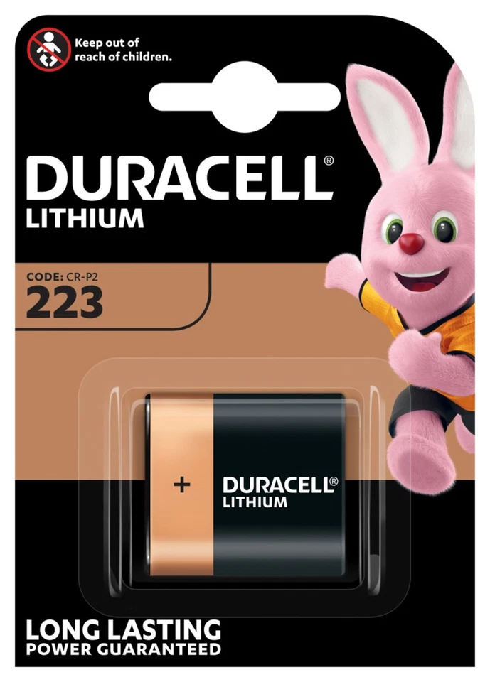 Duracell CR-P2 DL223 Lithium Batterie 6V 1,4Ah - Bild 1 von 1