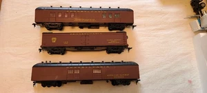 RIVAROSSI Scala HO Pennsylvania American Railway Express RPO e vagoni frigorifero - Foto 1 di 6