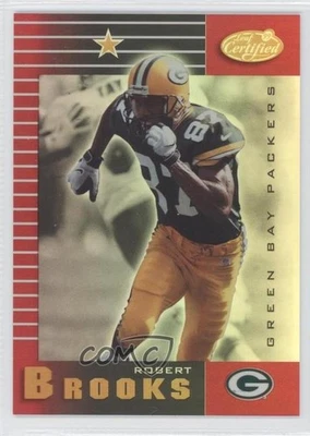 1999 Leaf Certified Mirror Red Robert Brooks #37 - Image 1 of 2