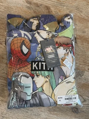 KITH Marvel vs Capcom 儿童战士 Nelson 连帽衫 XL... 手中! — 第 1/4 张图片