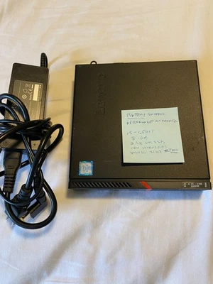 Lenovo Thinkcentre M900 Tiny i7-6700T 8GB 238GB SSD 2 DP HDMI 6 USB -Win 10 Pro Foto 1 de 3