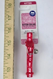 Whisker City "Love Going Out" Break Away Kitten Halsband mit Glöckchen - Bild 1 von 3
