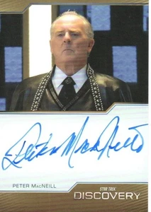 Star Trek Discovery Season 5 BORDERED Auto Card Peter MacNeill "Baron Grimes" - Picture 1 of 2