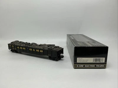 K Line O Scale K652-1011 Alaska Die Cast Gondola With Load ARR #13801 - Image 1 of 4