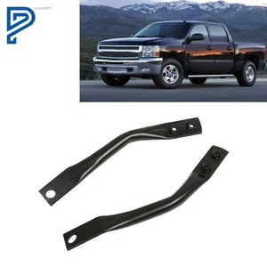 Front Bumper Bracket Fit For Chevy Silverado 2500HD/3500HD Black 2PC 2011-2014 - Picture 1 of 13