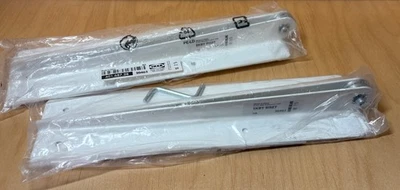 2 Ikea Ekby Riset 401.687.28  Sloping Adjustable White Angle Wall Brackets NIP - Image 1 of 4