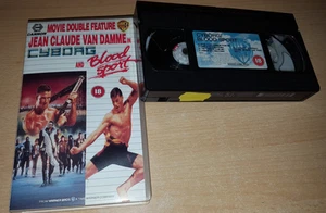 Cyborg & Bloodsport - double Feature - Van Damme  - Cannon - engl. VHS ab 18 - Bild 1 von 2