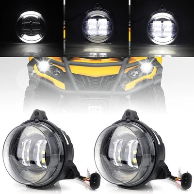 LED Headlight Low Beam with DRL for Can-Am Outlander 500 650 800 850 1000 XMR - Image 1 of 4