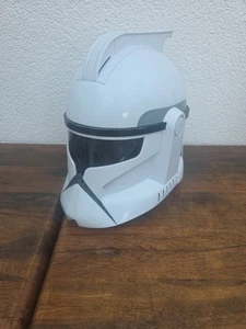 Star Wars Clone Trooper Helm mit Stimmverzehrer & Sounds 2008 Hasbro Aktion Helm - Bild 1 von 24