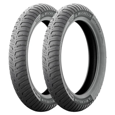 PAAR MOTORRADREIFEN MICHELIN 90/90-10 50P + 90/90-10 50P CITY EXTRA - Bild 1 von 4