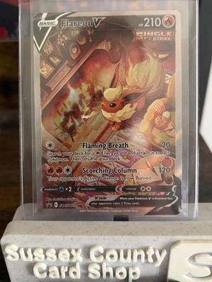 Flareon V SWSH179 SWSH: Sword & Shield Promo Cards Holo - Image 1 of 2