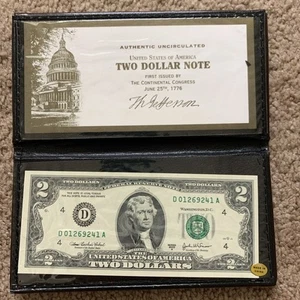 2003A $2 Two Dollar Bill Series w/ case - Picture 1 of 5