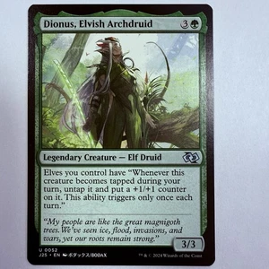 Magic The Gathering Magic The Gathering Dionus, Elvish Archidruid Anime Foundations Jumpstart - Imagen 1 de 1