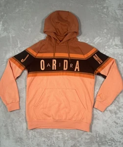 NWOT Nike Air Jordan Gradient FLEECE Pullover Hoodie Men 2XL Orange 90s Y2K New - Picture 1 of 16