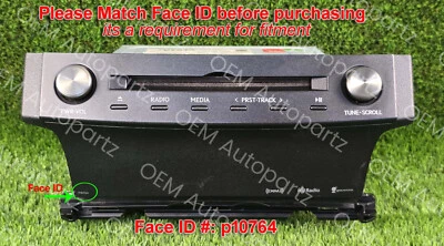 Unidade principal de rádio LEXUS RC350 RCF 2016-2018 Gracenot XM HD 86140-24010 - Imagem 1 de 4