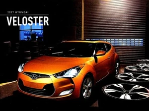 2017 HYUNDAI VELOSTER COUPE—U.S. SALES BROCHURE—TURBO R-SPEC—NEW NOS - Picture 1 of 1