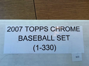 2007 Topps Chrome Baseball complete set - Picture 1 of 2