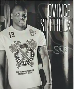 Ovince St-Preux Signed UFC 8x10 Photo - Picture 1 of 1