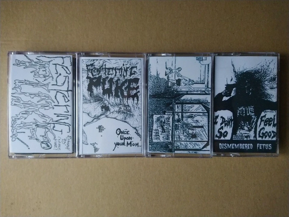 DISMEMBERED FETUS / FESTERING PUKE MC Lot, AxCx Minch Sockeye Catheter Hemdale - Image 1 of 1