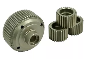 Dhawk RC10B7 Alluminio 7075 Ingranaggio diff(52T). Case & Idler Gears (26T) per B7 - Foto 1 di 5