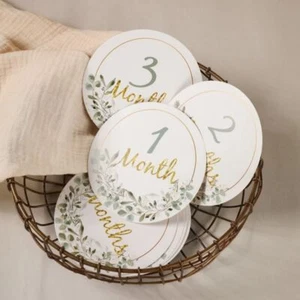 12pcs Number Baby Milestone Card Sturdy Newborn Gifts Baby - Picture 1 of 12