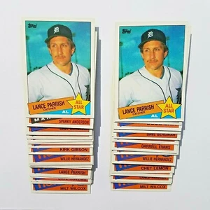 1985 Topps Detroit Tigers Team Set Lot (2 Sets, jeweils 28 Karten) World Series - Bild 1 von 2