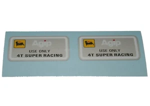 AGIP USO SOLO 4T SUPER RACING Estuche Calcomanías/Pegatinas X2 Ducati SS 888 851 - Imagen 1 de 1