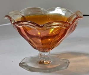 Vintage Candy Dish Fenton Carnival Glass Merigold - Picture 1 of 4