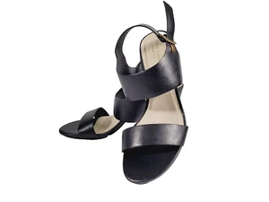 Sandalias Cole Haan para mujer de cuero negro D43743 con tira trasera talla 9,5B - Imagen 1 de 15