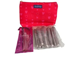 Cepillo de maquillaje de 17 piezas bolsa de cosméticos cepillos de cabello sintéticos NUEVO - Imagen 1 de 3