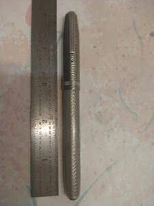 ESTERBROOK SMALL SIZE FOUNTAIN PEN GREY MARBLE RESIN 2668 MEDIUM NIB#77 - Picture 1 of 20