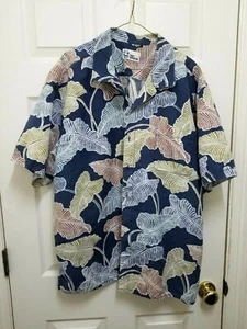 Reyn Spooner Classic Hawaiian Shirt XXL Blue Floral Spooner Cloth - Picture 1 of 3