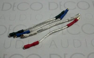 Cables de cartucho de plomo para cabecera de tónar AG99 plata pura, juego de 4 - Imagen 1 de 1