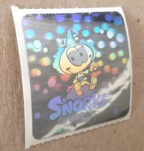 Pegatina Tooter Shelby Snorks Vintage Años 80 fr 1984 pegatinas rollo snork holográfico - Imagen 1 de 7