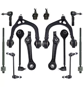 14 Pc Control Arms Tie Rods Lower Ball Joint Adjustable Suspension Kit for Dodge - Picture 1 of 15