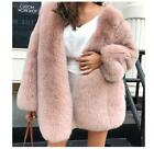 New Women Real Vulpes Fox Fur Coat Jacket Full Pelt Overcoat Luxury Outerwear