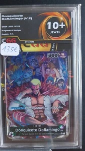 Graded CARD CGG10+ Donquixote Doflamingo(V2) -OP04 ENGLISH KINGDOMS OF INTRIGUE - Imagen 1 de 1