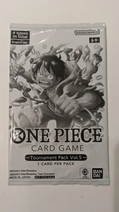 2022 ONE PIECE Card Game - Tournament Pack Vol. 5 - Sealed English NEW - Picture 1 of 2