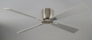 VAM DC Ventilatore da Soffitto Superpiatto LUNA Nicke 132 cm + Timer FB 2-3-4 Pale - Foto 1 di 2