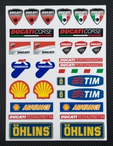 Adesivi carenatura decalcomanie grafiche per Ducati Corse termignoni Laminati - Foto 1 di 6