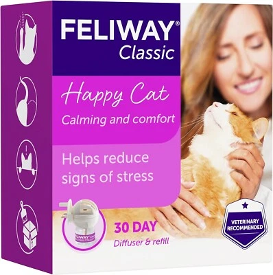 Classic 30 Day Starter Kit | Plug In Anxiety Relief Pheromone Diffuser Cat 48ml - Image 1 of 4