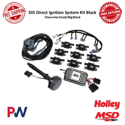 Kit de sistema de encendido directo MSD mapas de sincronización 2D y 3D para Chevrolet bloque pequeño/grande Foto 1 de 4