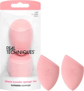 Real Techniques Miracle Powder Sponge Duo, 120G, 2 Count Size Name:2 Count (P... - Picture 1 of 12