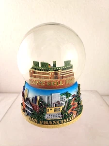 Pacific Bell Park San Francisco Baseball Park 5" Musical Snow Globe 2000 - Foto 1 di 8