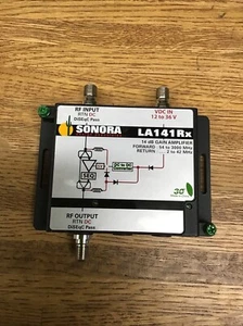 Sonora Design LA141RX Outdoor DBS Amplifier 54 3000 MHz Line Amp 14 dB Gain NEW - Picture 1 of 2